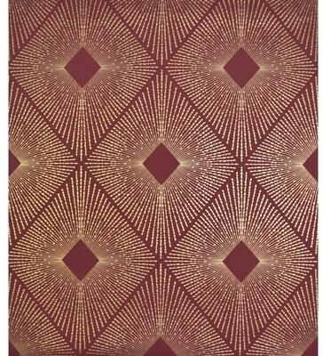 Antonina Vella Harlowe Red & Gold Wallpaper