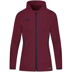 JAKO Challenge Trainingsjacke mit Kapuze Damen maroon/marine 42