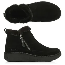 SKECHERS Damen-Stiefelette Modern Winter Wildleder gefüttert