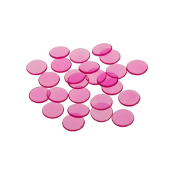 Halmakegel.com Spielchips - 16 mm - rosa - transparent 251739