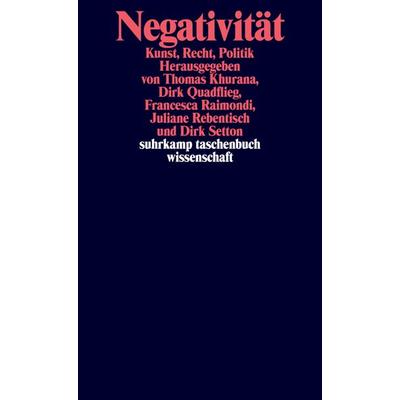 Negativität, Taschenbuch von , Suhrkamp, 978-3-518-29867-1