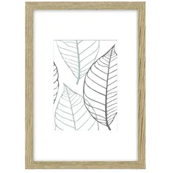 Holzbilderrahmen 21x30 cm  Iceland , holzfarben , Holzwerkstoff , Maße (cm): B: 23 H: 32 T: 2.8