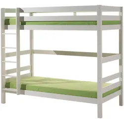 ETAGENBETT Karolina 210x182x105 aus Massivholz in Weiß
