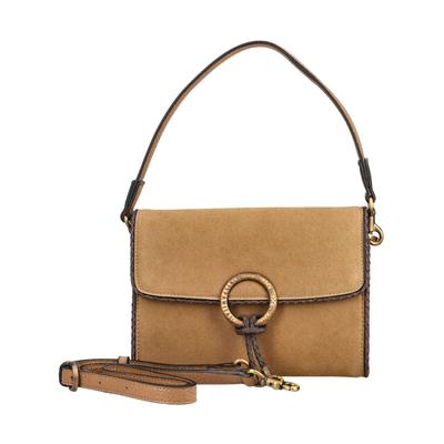 Umhängetasche HISPANITAS "Hispanitas Taschen Lederimitat", Damen, Gr. onesize, braun (honey), Lederimitat, Taschen Umhängetasche