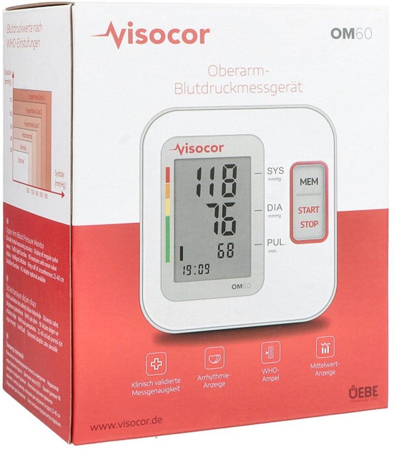 Visocor Oberarm Blutdruckmessgerät OM60