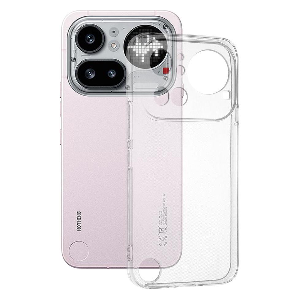 Techsuit - Clear Silicone - Nothing Phone (4a) Pro - Transparent (Nothing Phone (4a) Pro) (68457281)