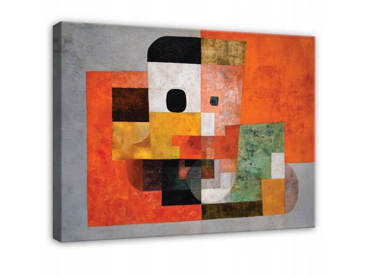 LEINWANDBILD Abstrakt Morceau Orange 100x70 cm