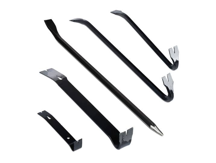 Brecheisen Set 5-teilig Schwarz