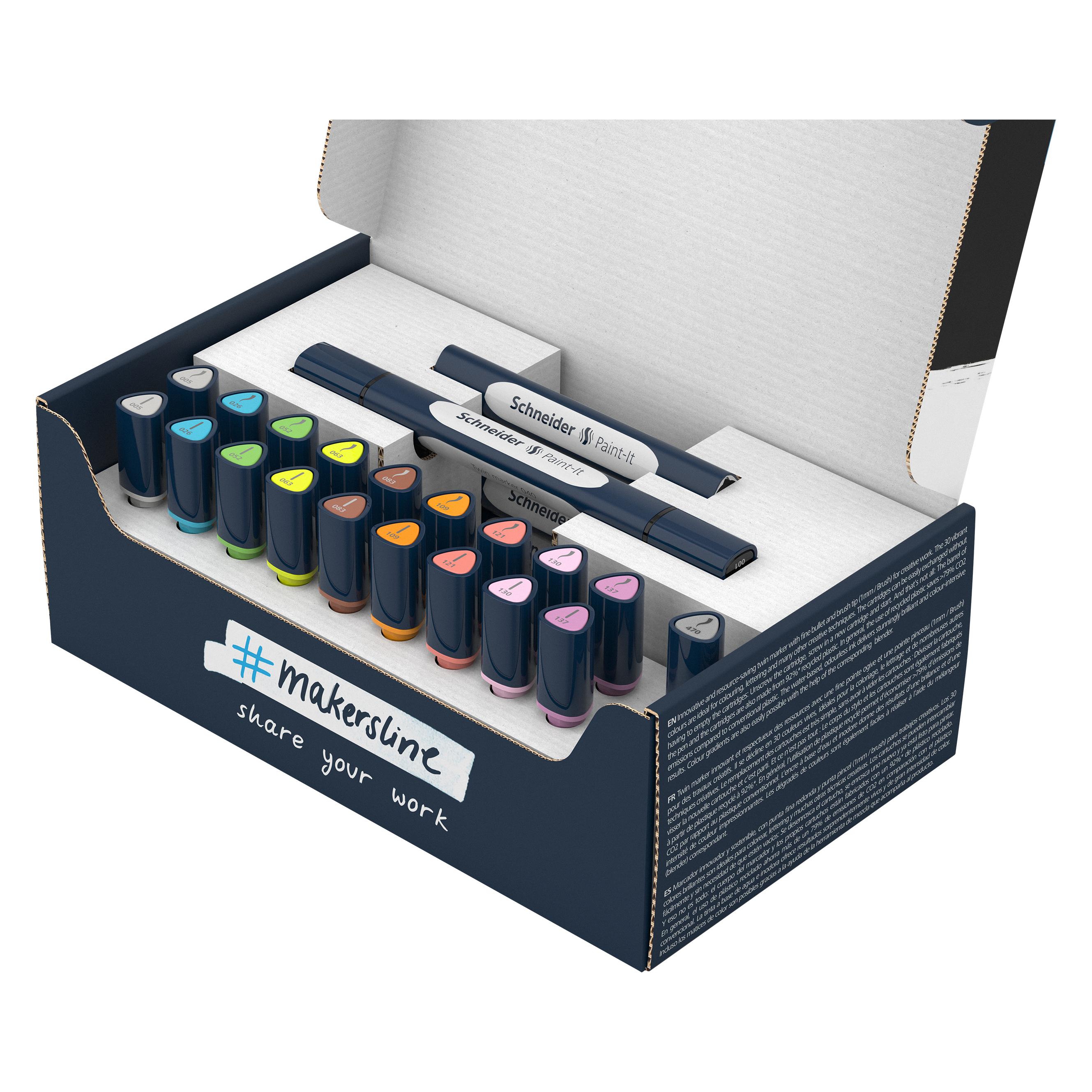 Schneider Paint-It 040 27 Teile Brush-Pens farbsortiert (27x) (ML04010903)