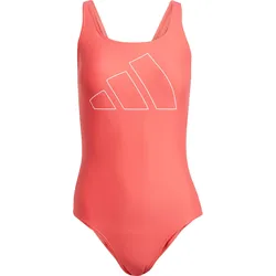 adidas Big Bars Schwimmanzug Damen | Gr. 36 | rot - rot