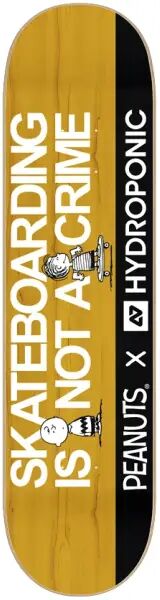 Skateboard Deck Hydroponic x Peanuts (8" - Skate Yellow)