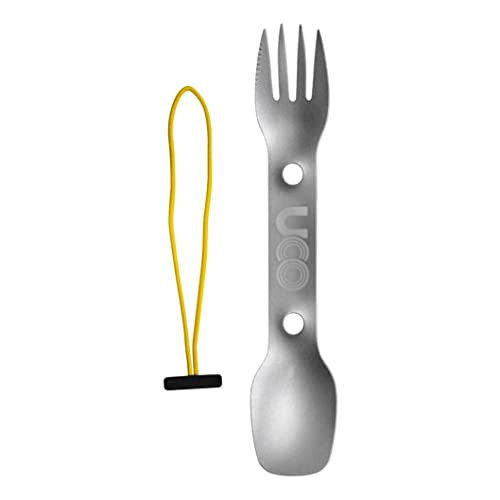 UCO Utility Spork Titanium, Zilver