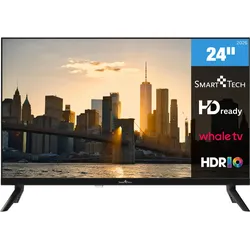 Smart Tech 24HH01V Fernseher 24 Zoll Whale Smart TV - HDR TV mit HD Auflösung, Bluetooth (2026)