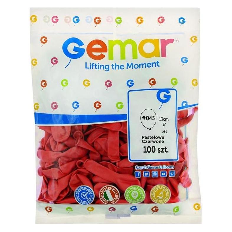 Gemar Pastellrote Luftballons, A50 (100x) (36207941)