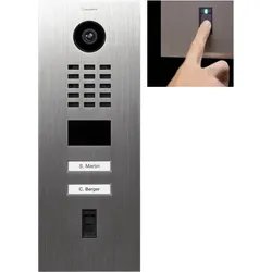 DoorBird D2102FV Fingerprint 50 IP Video Türsprechanlage – Edelstahl V4A