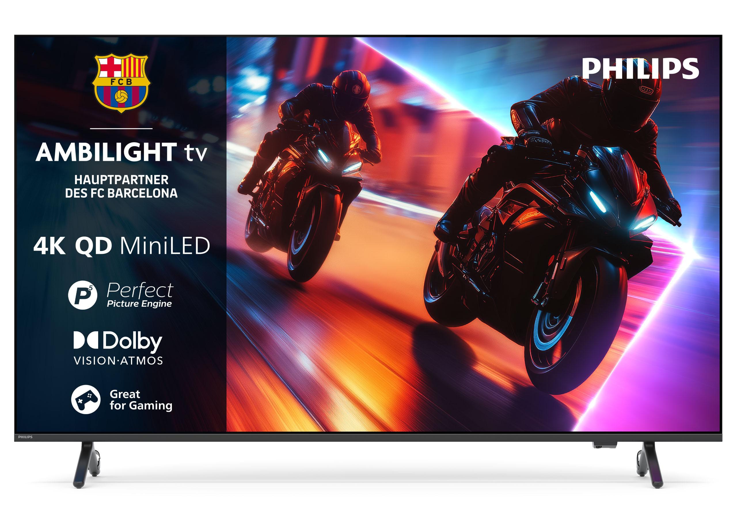Philips 65MLED910/12 164cm 65" 4K miniLED Ambilight Smart TV Fernseher