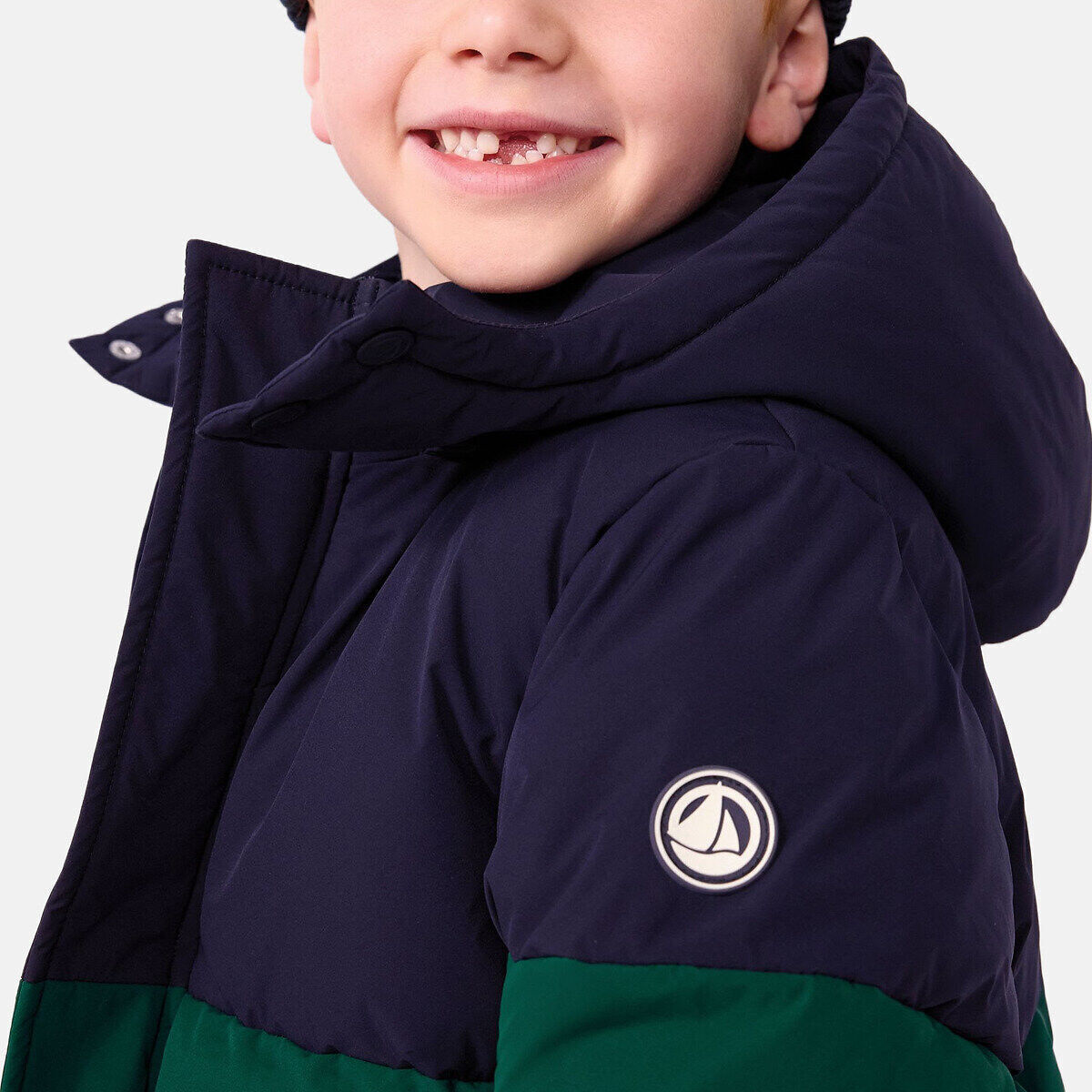 PETIT BATEAU Doudoune enfant unie colorblock