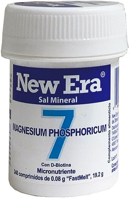 New Era Schussler Salts No 07 Magnesium Phosphoricum 240 Tablets