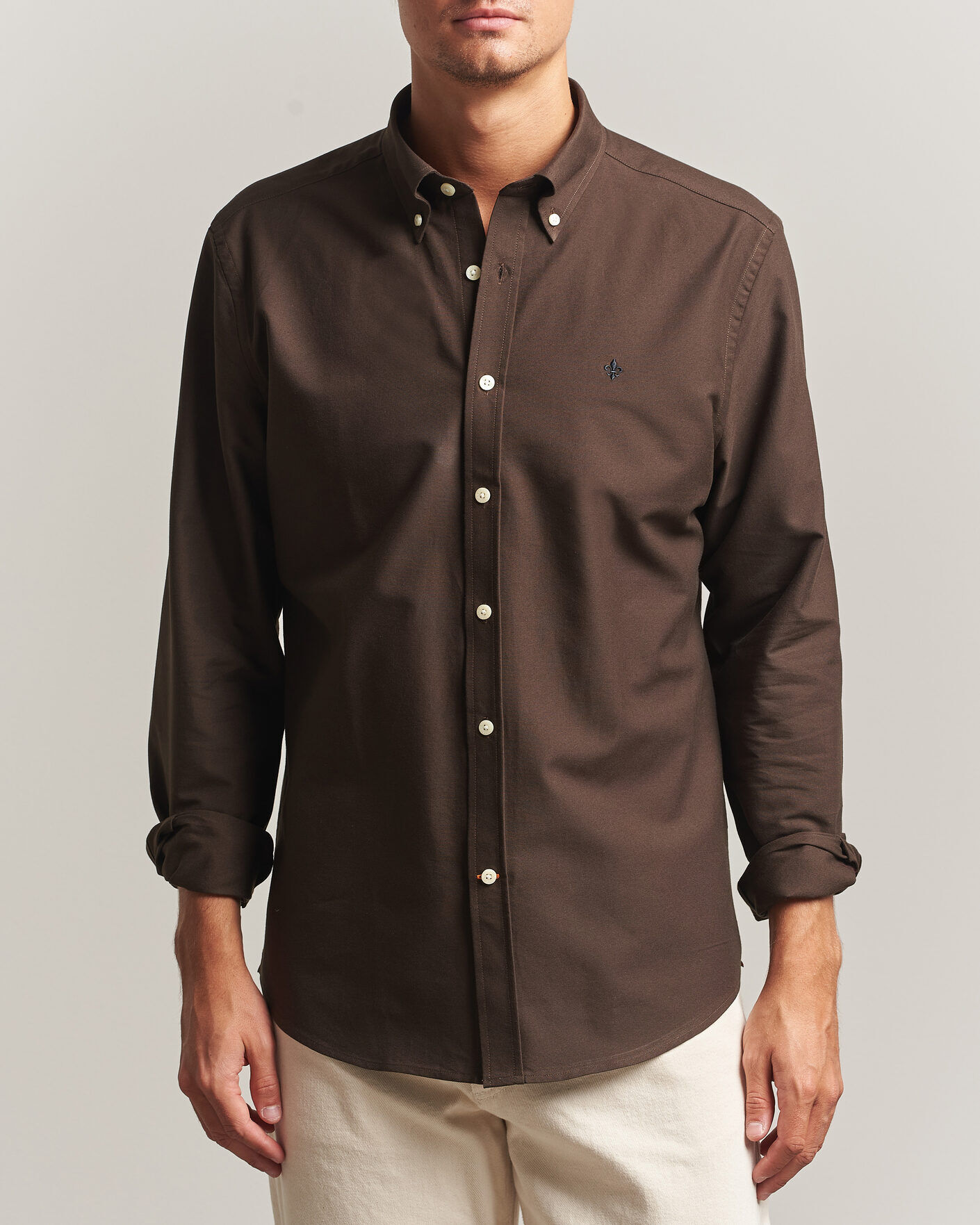Morris Douglas Oxford Shirt Brown men XL Brun
