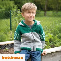 Strickanleitung – Hoodie-Jacke aus Woll Butt Lisa