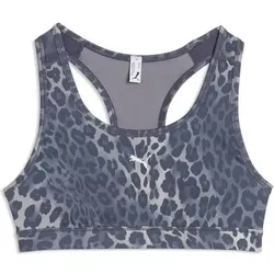 PUMA Damen Fitness / Workout BH BH Da 4KEEPS Bra - P - Spotted Haze - MID, Größe XXL in Grau Grau