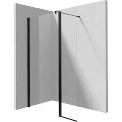Neuesbad beweglich Seitenteil Walk-In, Schwarz NB1DEKTSXN72P1
