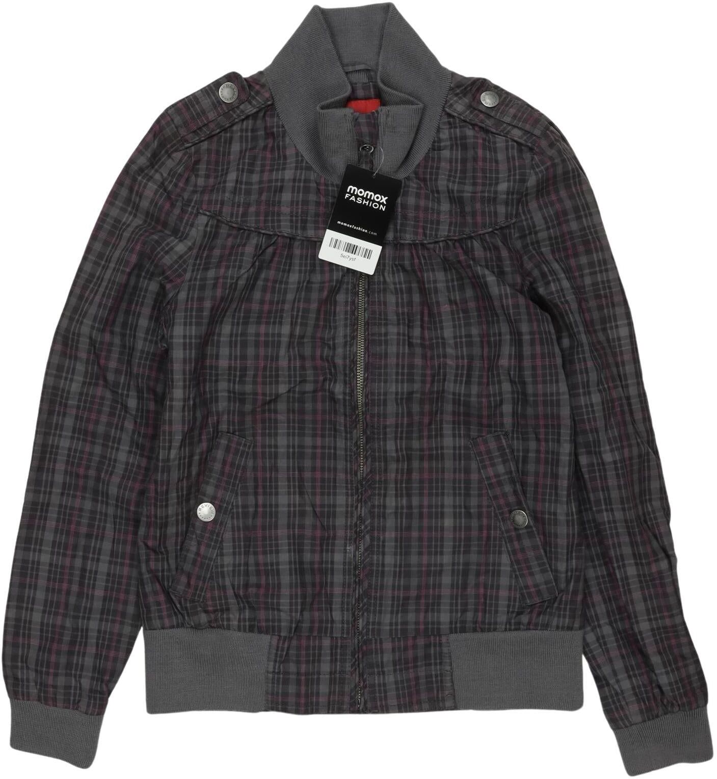 Review Jungen Jacke oder Mantel, Grau, Gr. EU 164, Synthetik / Baumwolle - Second Hand