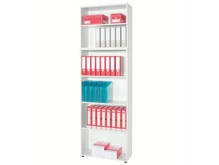 Placard Spacio - Bois - H. 250 x L. 80 cm - Corps Blanc - Sans porte