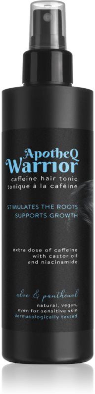 Soaphoria ApotheQ Warrior Caffeine Tonic lotion tonique cheveux anti-chute 250 ml