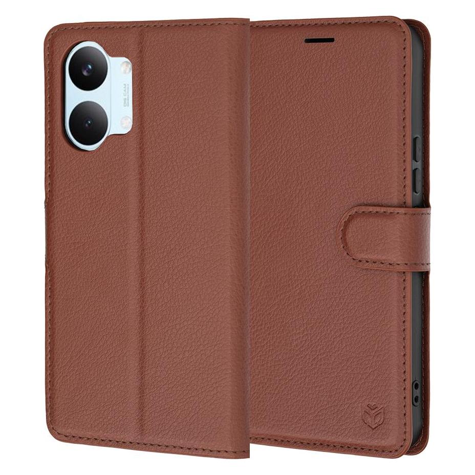 Techsuit - Leather Folio - Xiaomi Poco X8 Pro Max - Brown (Xiaomi Poco X8 Pro Max) (69678555)