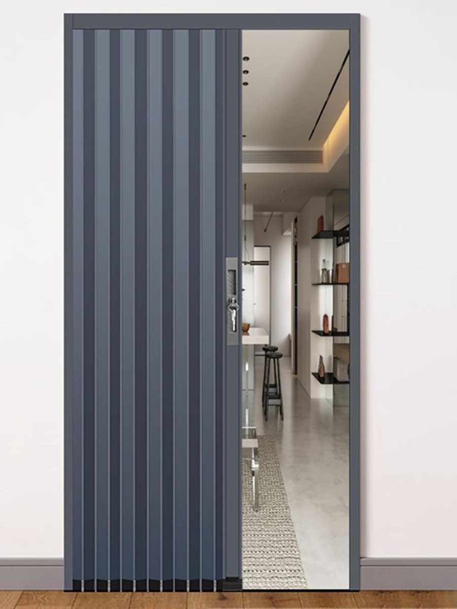 Aluminium vouwdeur accordeon voor het verdelen van ruimtes, Hoogte: 180 cm