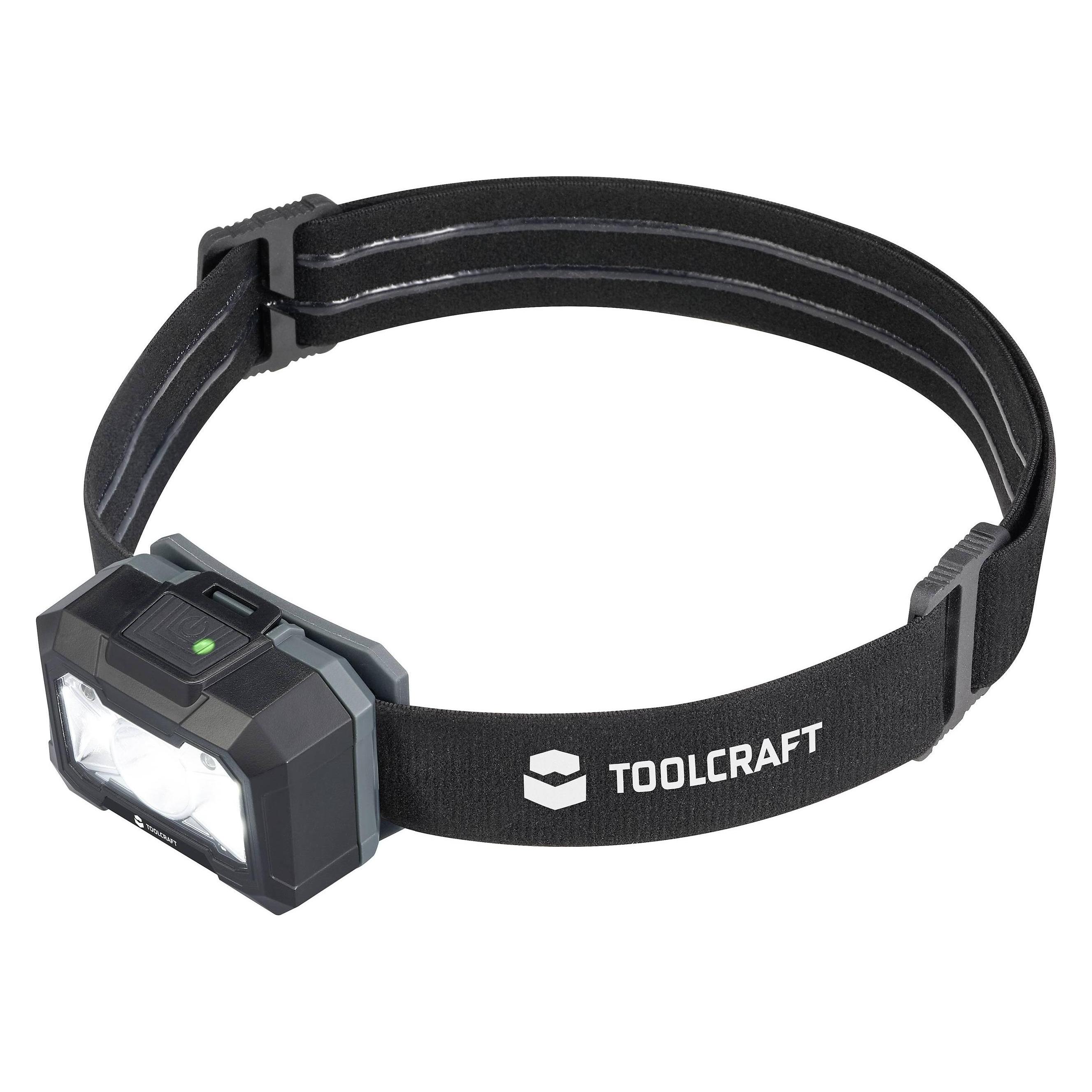 Toolcraft TO-9664731 Stirnlampe Li-Ionen Akkus 400 lm 30 h TO-9664731 (400 lm) (TO-9664731)