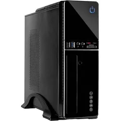 Intertech IT-607 (mATX, Mini-ITX), PC Gehäuse, Schwarz