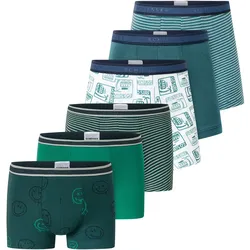 Schiesser Jungen Trunk 955 Multi 6er Pack
