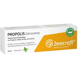 Beecraft Propolis Zahncreme Salbei Arnika Fluorid 50 ml