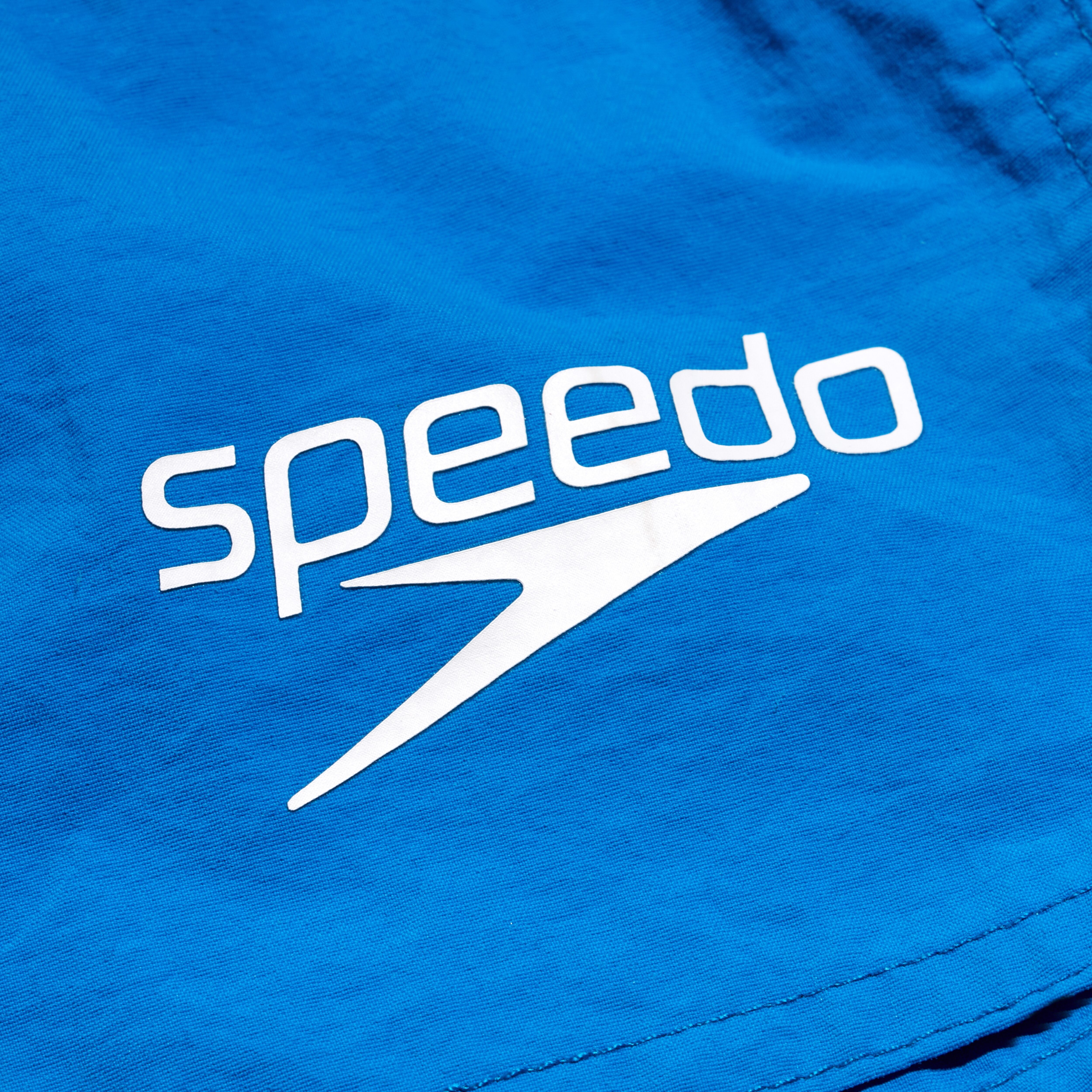 Badeshorts SPEEDO "Bade-Shorts JOHN für Jungs", Jungen, Gr. S (110/116), N-Gr, blau (ltblu), Gewirkt, Obermaterial: 100% Nylon, Badehosen Badeshorts, für Kinder und Jugendliche, mit Gesässtasche mit Abflusssystem ltblu S (110/116), N-Gr