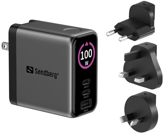 CARREGADOR SANDBERG TRAVEL 100W