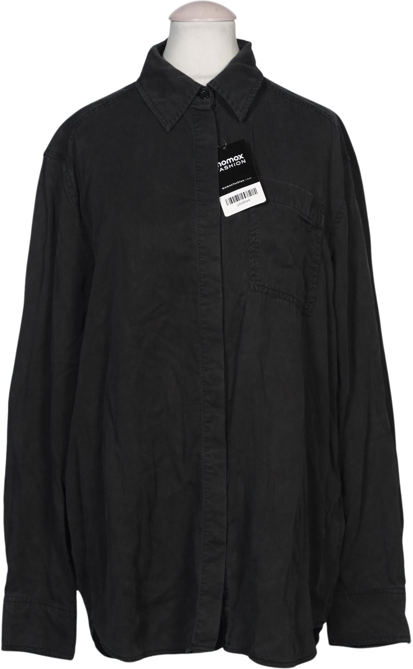 Weekday Damen Bluse, Schwarz, Gr. S, Lyocell - Second Hand