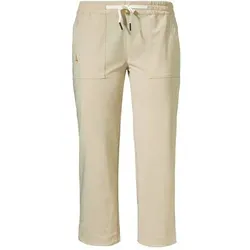 SCHÖFFEL Damen Caprihose Pants Rangun L, Größe 42 in Braun Braun