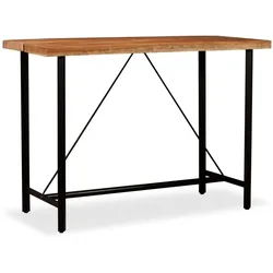vidaXL Bartisch Akazie Massivholz 150 x 70 x 107 cm