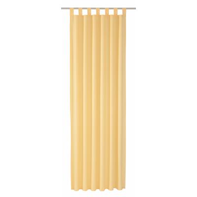 Vorhang WECKBRODT "Vito" Gr. 1, gelb, B:140cm H:175cm, Satin, Polyester, Gardinen, Microvelour, blickdicht, Unifarben, Gardine, Store