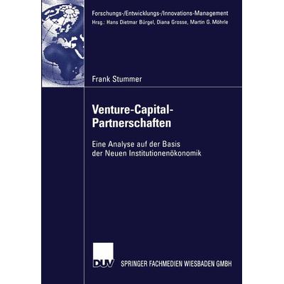 Venture-Capital-Partnerschaften, Taschenbuch von Frank Stummer, Deutscher Universitätsverlag, 978-3-8244-7723-4