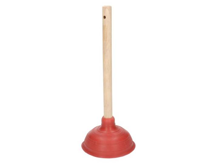 Toiletontstopper, beukenhout en natuurrubber