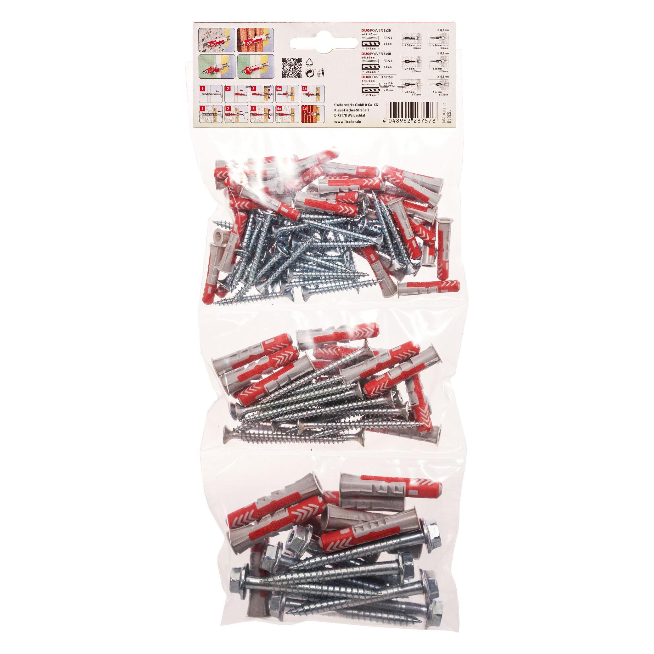 Fischer DUOPOWER 6/8/10 S B (65) NV (96 Stk.) (541179)
