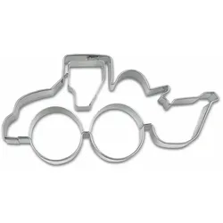 Städter Präge-Ausstecher Bagger / Radlader, Ausstechform, Plätzchenform, Keks, Plätzchen, Edelstahl, 10 cm, 199590