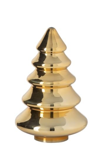 J-Line Kerstboom decoratieboom tabletop glas goud