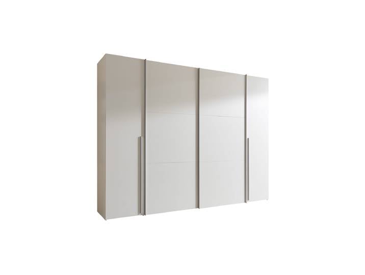 Kleiderschrank weiß - 267 cm - Schwebetüren - MATURS