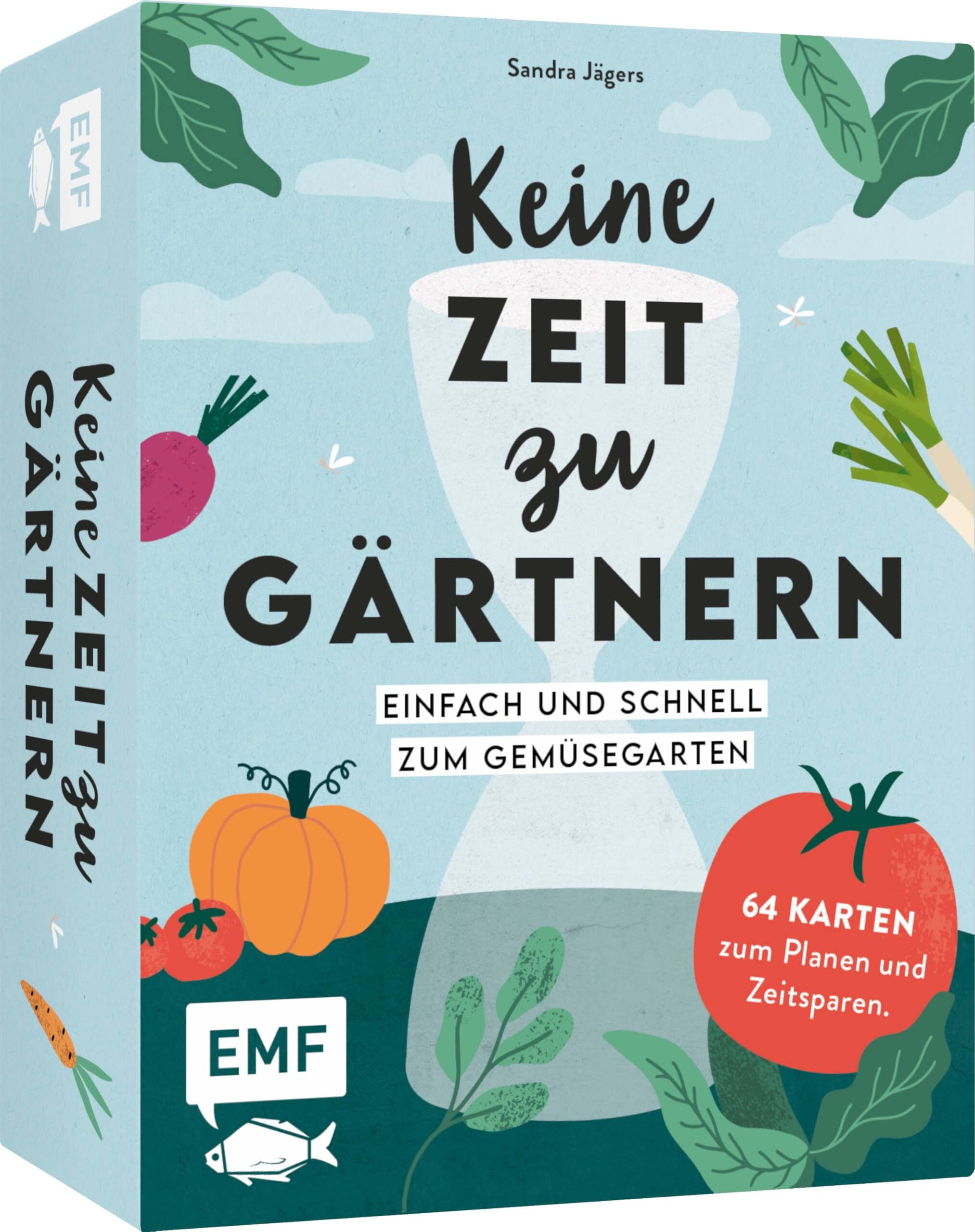 Sandra Jägers - Kartenset: Keine Zeit zu gärtnern - 64 Karten - Einfach und schnell zum Gemüsegarten - Preis vom 17.10.2026 19:25:27 h