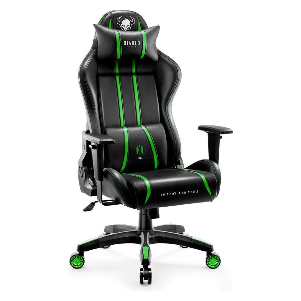 Diablo X-One 2.0 Gaming Office Desk Chair Adjustable Armrests Ergonomic Design Neck Lumbar Cushion ( (X-ONECZZIE20N)