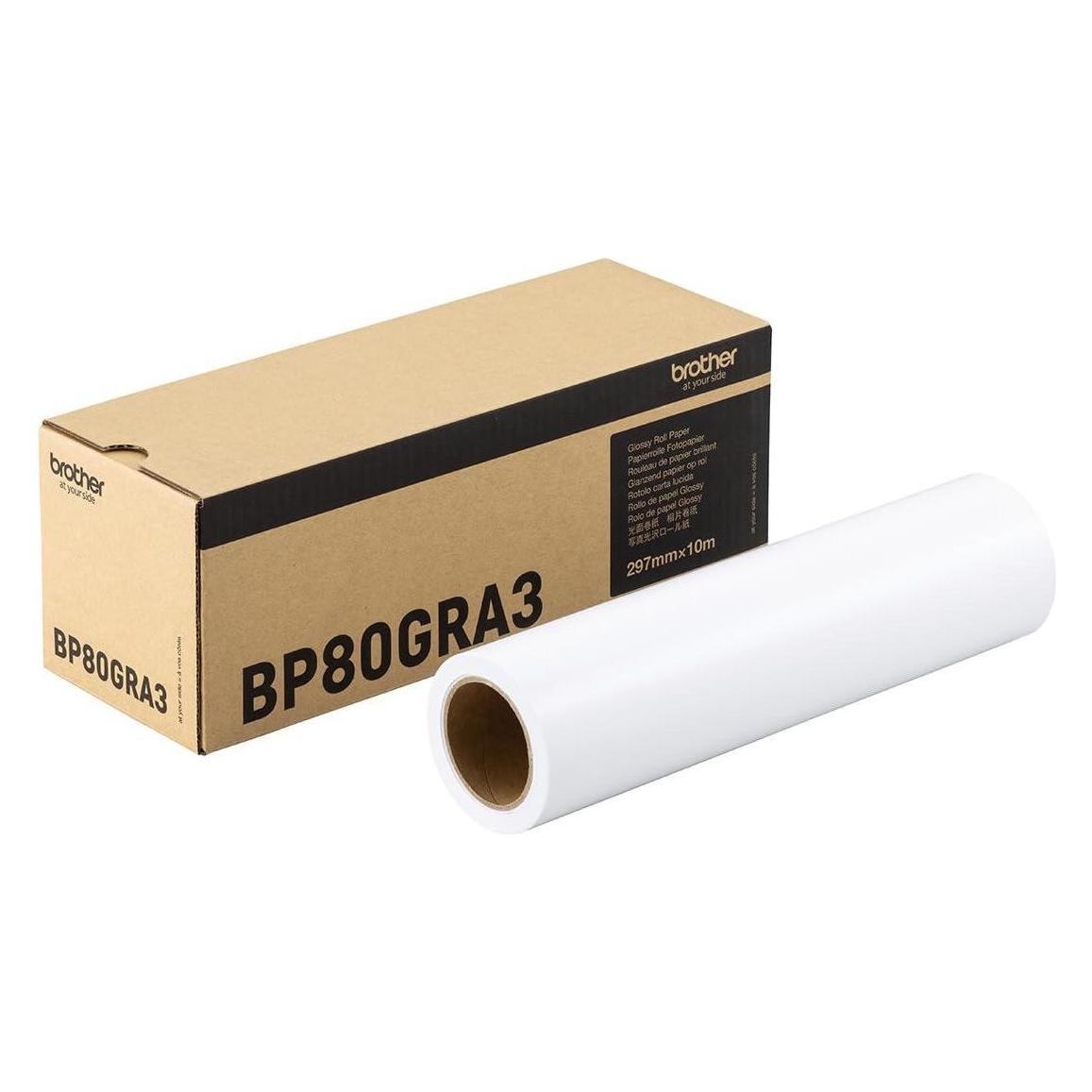 Brother Bp80 A3 Glossy Roll (165 g/m², 1000 cm, 29.70 cm) (BP80GRA3)